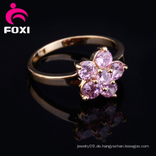 Blumen-Design Fancy Gold Finger Ring